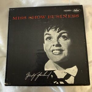 JUDY GARLAND 7" 45 RPM "Miss Show Business" 4 Record Box Set Bonus Julie London